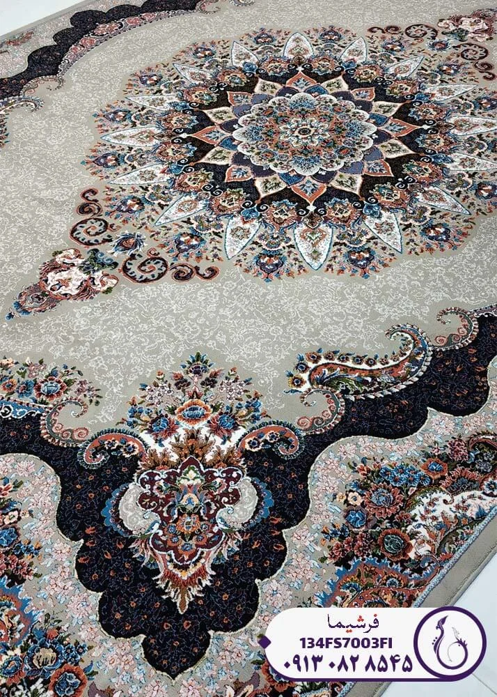 فرش ۷۰۰ شانه ارزان قیمت طرح سیرنگ زاویه راست فرش فرشیما
