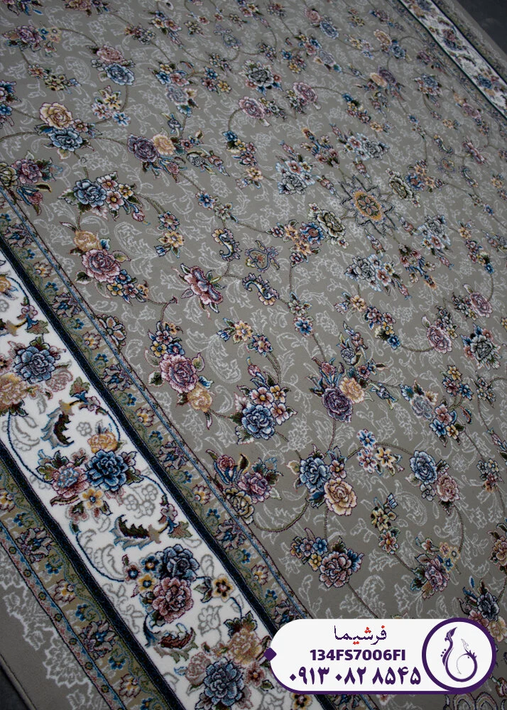 فرش ۷۰۰ شانه ارزان قیمت طرح گیلدا نمای کنار فرش فرشیما