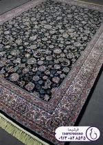 فرش ۷۰۰ شانه ارزان قیمت طرح گلریز نمای راست فرش فرشیما