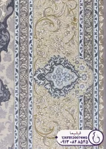 نمای حاشیه فرش گلشن نقره ای