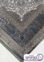 نمای گوشه فرش اسلیمی متالیک