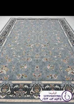 فرش رنگ نقره ای