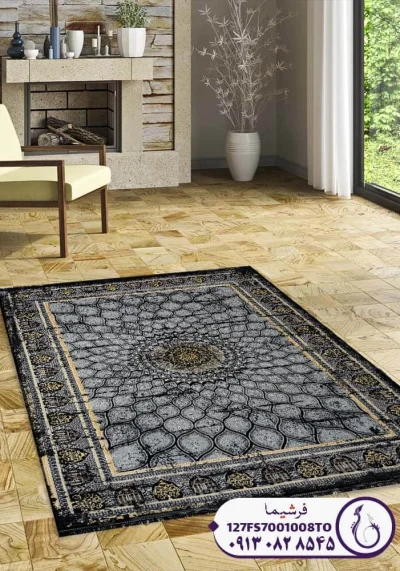 فرش زمینه طوسی