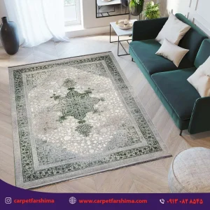  نحوه چیدمان فرش برای پذیرایی مربعی شکل