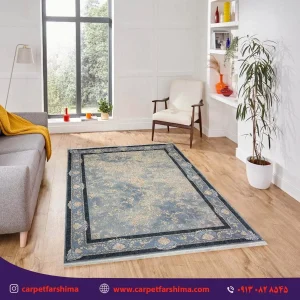 ایده چیدمان فرش در پذیرایی مربع
