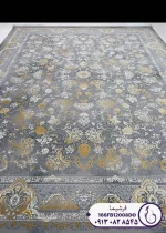 فرش کاشان گل برجسته