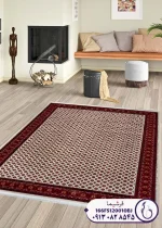 فرش 1200 شانه کاشان طرح افشان