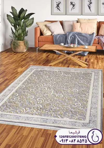 فرش کاشان طرح افشان ۱۲۰۰ شانه