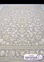 فرش نقره ای طلاکوب