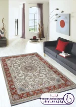 فرش رنگ نقره ای