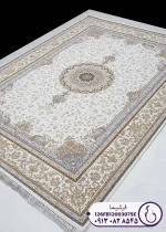 فرش کاشان گل برجسته