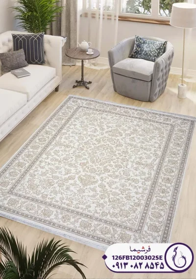 فرش کاشان طرح افشان ۱۲۰۰ شانه