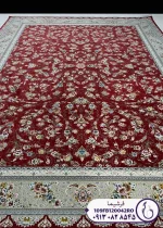 فرش 1200 شانه کاشان طرح افشان